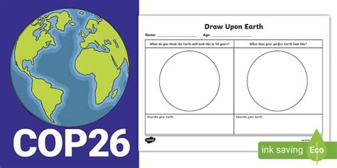 FREE! - 'Perfect Earth' COP26 Drawing Activity - Twinkl