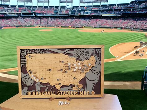 Baseball Stadium Map MLB Stadium Map Baseball Stadium - Etsy Canada