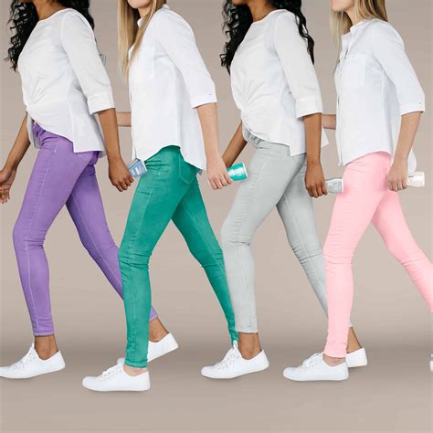 Womens Colored Jeans