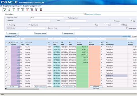 Image result for JD Edwards Tutorial Download Customer Ledger