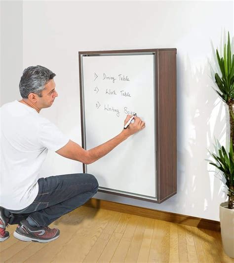 Rigel Wall-Mounted Slideup Table with Storage – InvisibleBed.com