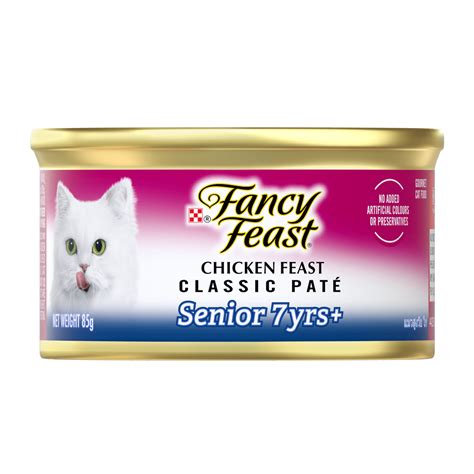 Fancy Feast Classic Pate Senior Chicken Feast Gourmet Wet Cat Food 85g