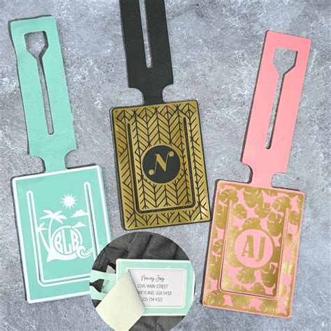 Faux Leather Luggage Tags - Better Life Blog