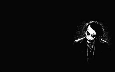 black background, Monochrome, Joker HD Wallpapers / Desktop and Mobile Images & Photos