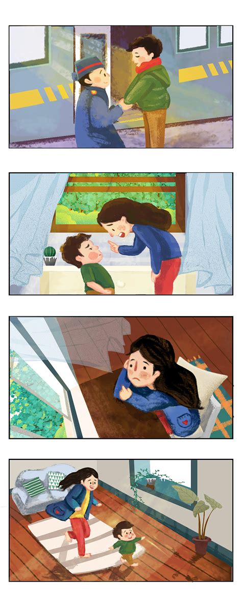 妈妈和孩子|插画|儿童插画|西敢 - 原创作品 - 站酷 (ZCOOL)