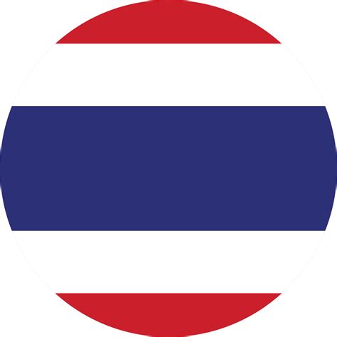Circle flag of Thailand. 11571246 PNG
