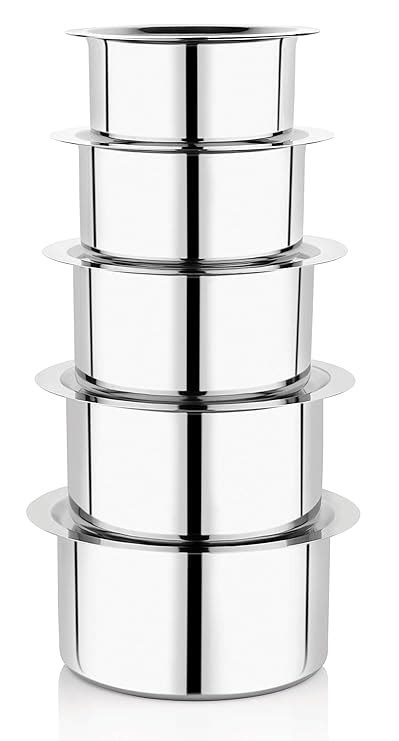 Buy SPRINGWAY - Brand of Happiness | Stainless Steel 5 Pcs Patila Set ...