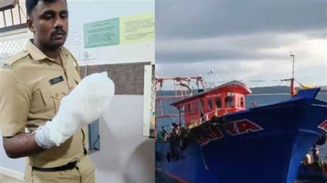 Policeman injured while stopping Tamil Nadu trawler engaged in illegal ...