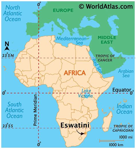 Eswatini Maps & Facts - World Atlas