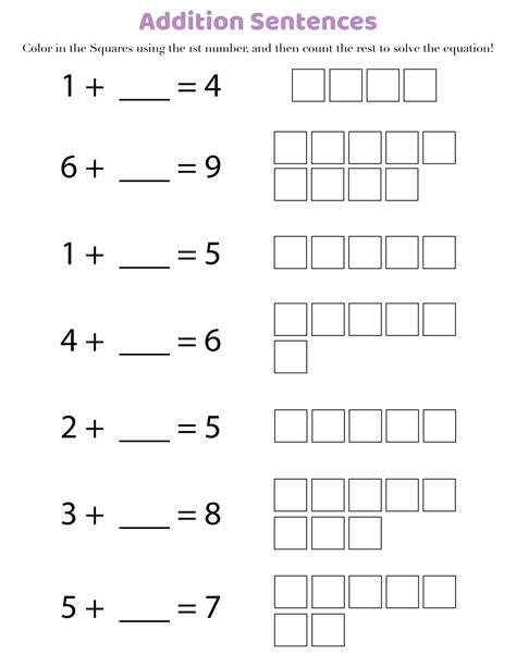 Math Worksheets for 1st Graders 的图像结果