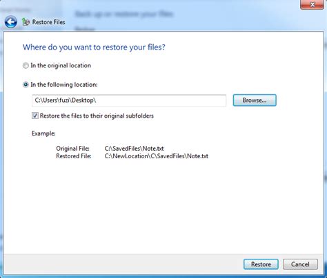 Restore Backup Files to Computer 的图像结果