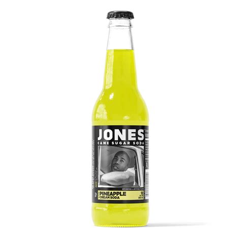 Jones Pineapple Cream, 12oz Glass Bottle Soda - Grandpa Joe's Candy Shop