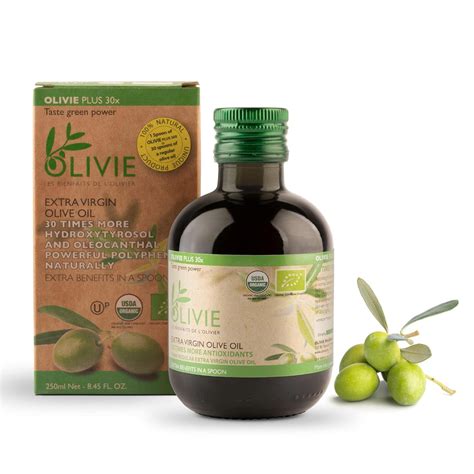Organic High Polyphenol Rich Extra Virgin Olive Oil OLIVIE PLUS 30X ...