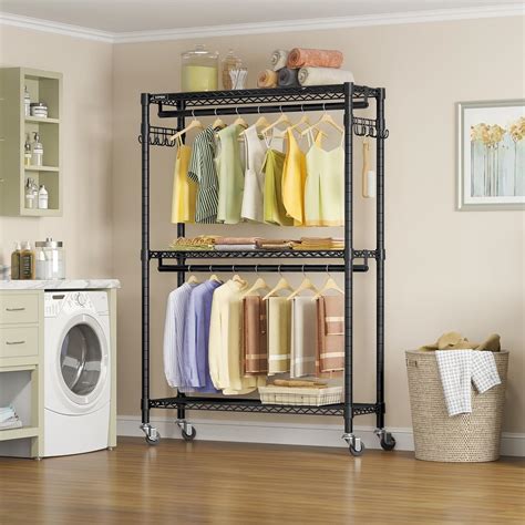 VIPEK R2 Plus Heavy Duty Rolling Garment Rack 3 India | Ubuy