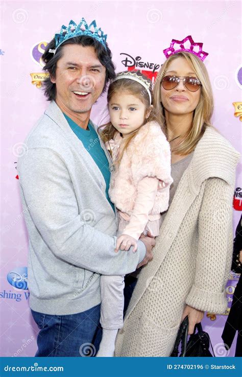 Lou Diamond Phillips, Indigo Sanara Phillips and Yvonne Marie Boismier ...