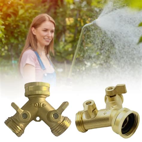 Faucet water divider Y-shaped three-way garden tool copper joint copper ...