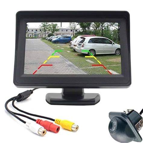 AJUK 5 Inch Universal Car Rear View Camera with Display