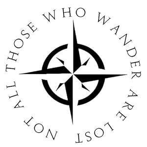 ARWY car Stickers Exterior LOTR Not All Those Who Wander are Lost ...