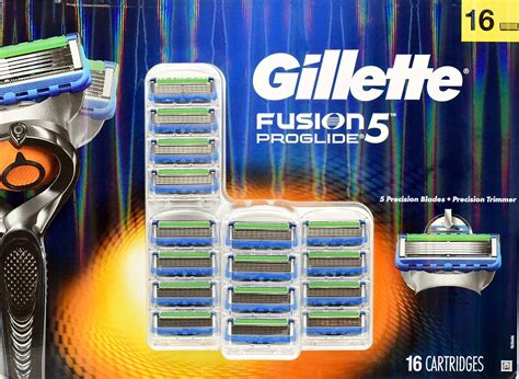 Gillette Fusion 5 ProGlide Precision Trimmer - Precision Trimmer + 5 ...
