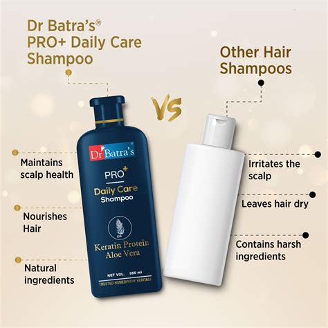 Dr Batra's PRO+ Daily Care Mild Shampoo | Sulphate and Paraben Free ...
