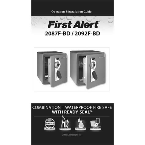 Image result for How to Open First Alert Safe