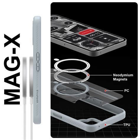 Buy Nothing Phone 2 Back Cover Case (Magsafe Support)| Mag X - Gray