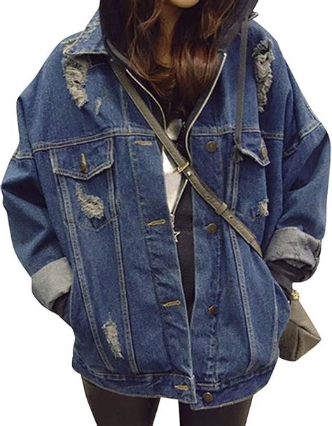 Produktbild von Damen Jeansmantel Lang Jeansjacke Damen