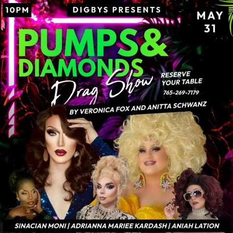 Pumps & Diamonds Drag Show @ Digbys Pub & Patio , 133 N 4th St ...