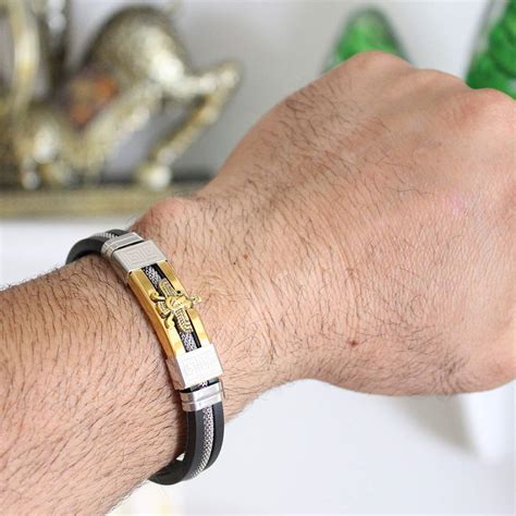 Asoodehdelan Silver Gold Farvahar Faravahar Bracelet Persian ...