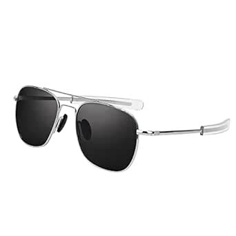 Rcxkoom Men's Aviator Sunglasses American Army Military Pilot Polarized ...