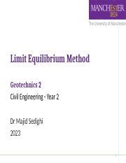 Image result for Limit Equilibrium Method