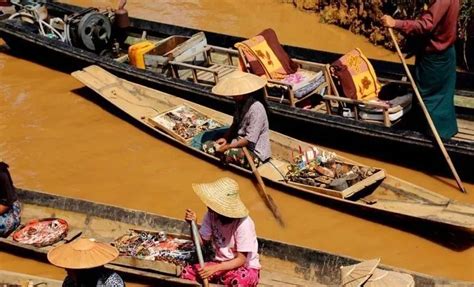 泰国传统水上市场高清图片下载-正版图片504911614-摄图网
