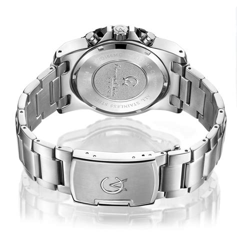 AC 6141 MCB Chronograph For Men – Silver