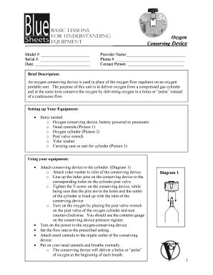 Fillable Online Oxygen Conserving Device - rosecitydrug.com Fax Email ...