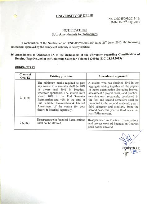 Rules & Policies - Delhi University