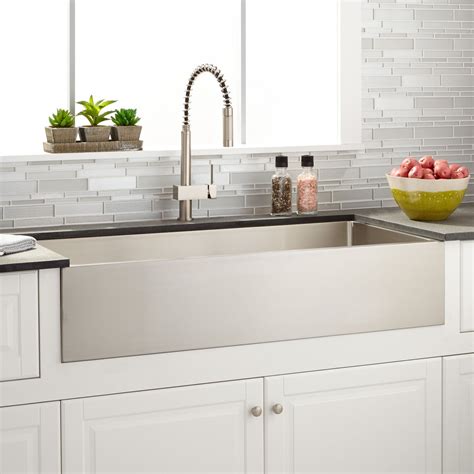 Best Stainless Steel Farmhouse Apron Sink at Evie Rounsevell blog