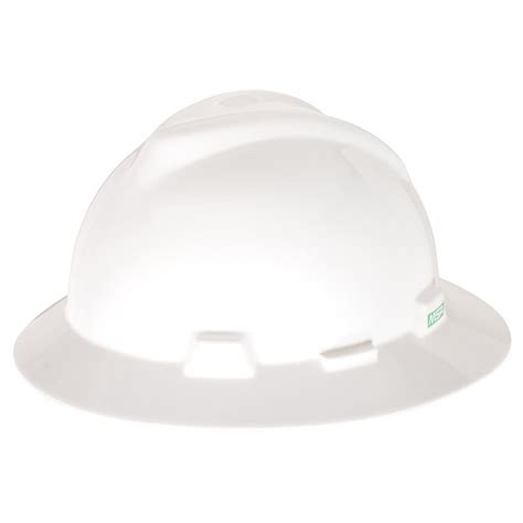 Msa V Gard Full Brim Hard Hat With Suspension Polyethylene | Desertcart ...