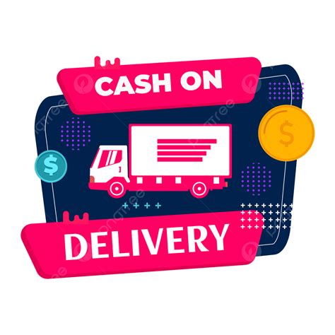 Cash On Delivery Badge Collection With Own Desgn, Money, Cash On ...