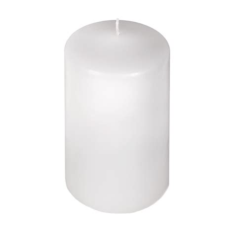3x6 White Pillar Candle