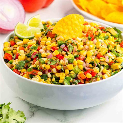 Chili corn salsa - Deliciously Home Cooked