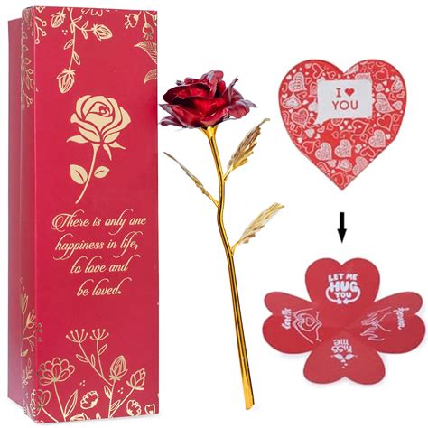 Buy Next Bazaar Plastic Red Rose Flower And Gift Box - Best Valentine'S ...
