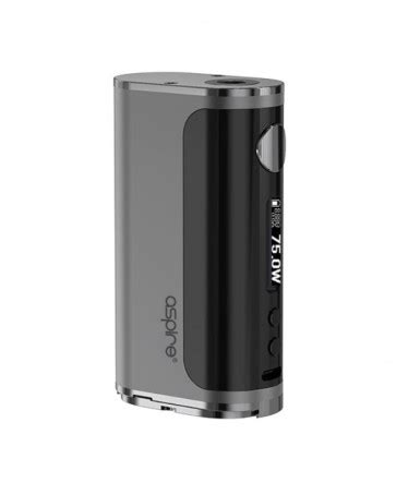 GLINT BOX MOD 75W 18650 BY ASPIRE GUN METAL eSmokeGuru