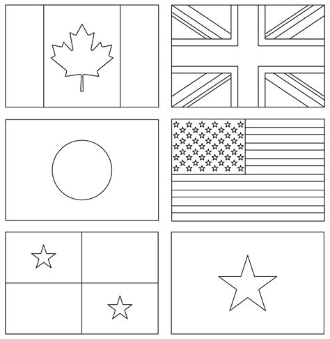 Flags Of Different Countries - 20 Free PDF Printables | Printablee ...