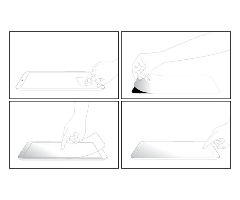 iPad Screen Protector Installation Guide 的图像结果