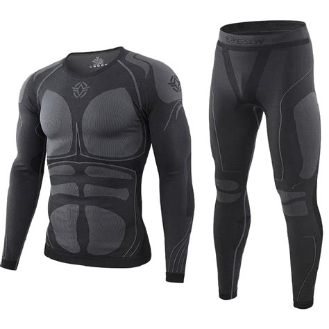 Mens Thermal Underwear Cold Para Base Hunting Top and Bottom Cold ...