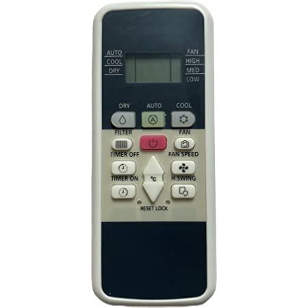 Buy Upix® AC Remote No. 68 with Backlight & Timer, Compatible for ...