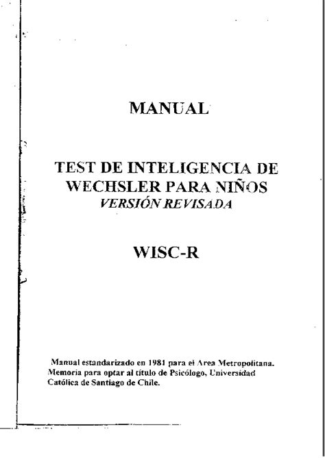 Image result for WISC-R