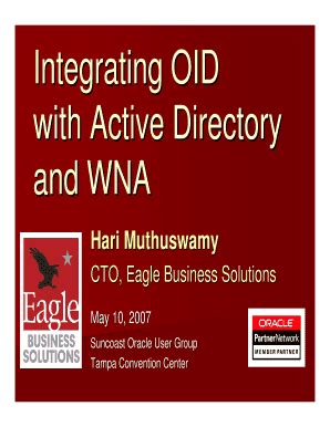 Fillable Online Integrating OID with Active Directory and WNA Fax Email ...