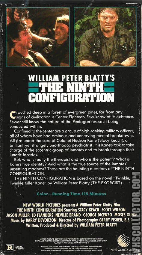 The Ninth Configuration (1980) - Projected Figures