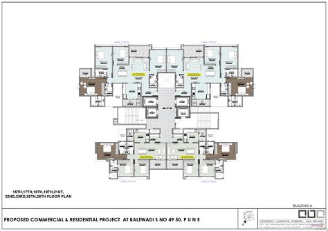 ANP Corp Universe Balewadi Pune Luxury 3BHK 4BHK Floor Plan - Purple ...